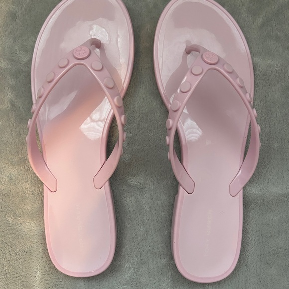 Tory Burch Pink Flip Flops - Picture 3 of 4